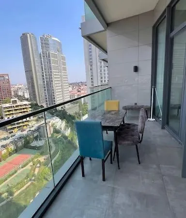 Lägenhet Ultra Luxurious 1bd,high Floor,with Balcony Istanbul