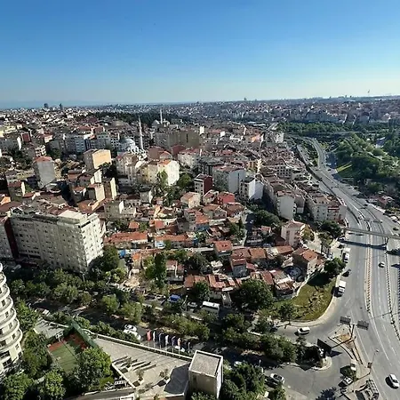 Lägenhet Ultra Luxurious 1bd,high Floor,with Balcony Istanbul